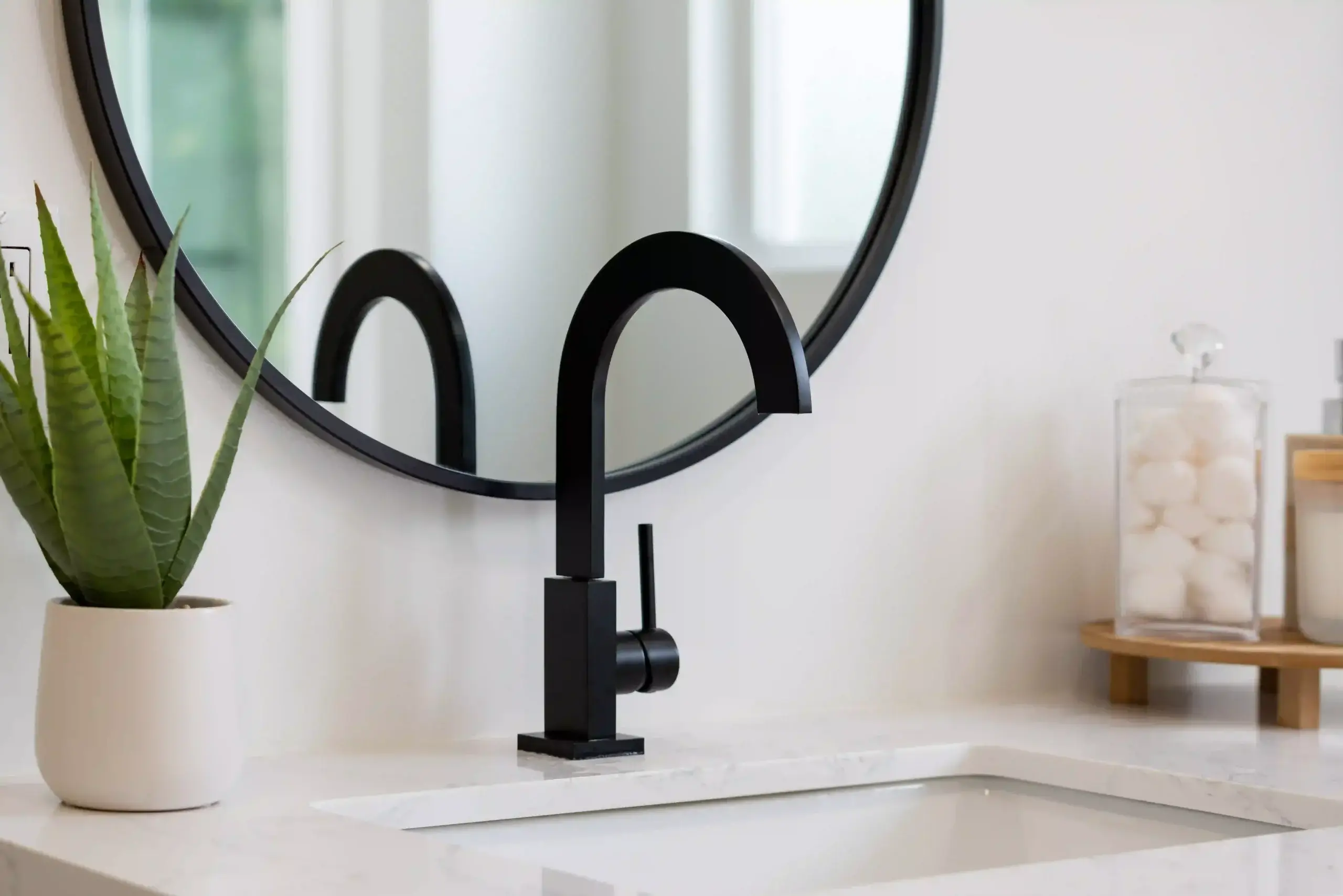 Modern bathroom faucet