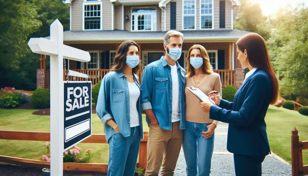 divorced couple selling house