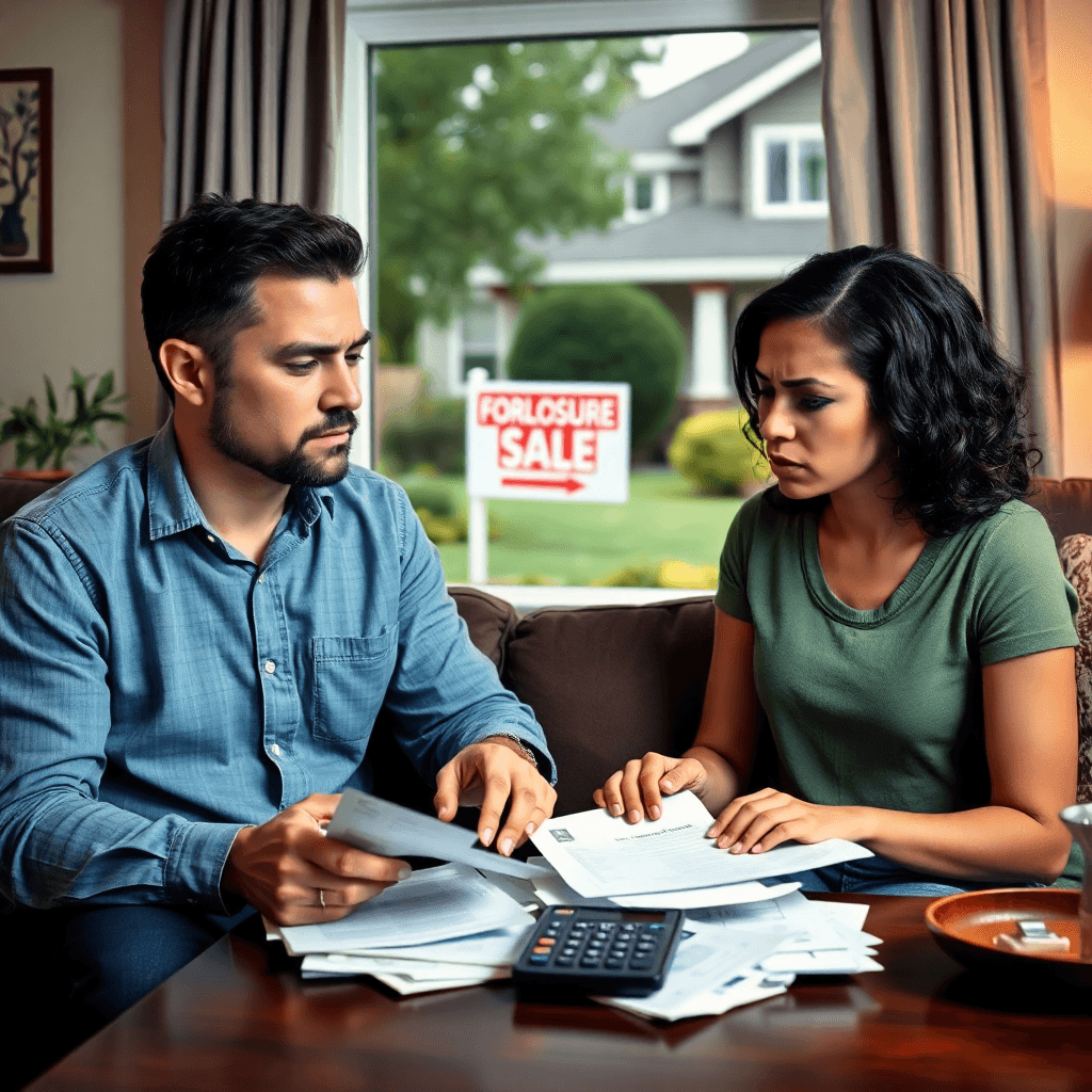 Latin couple stressed over foreclosure