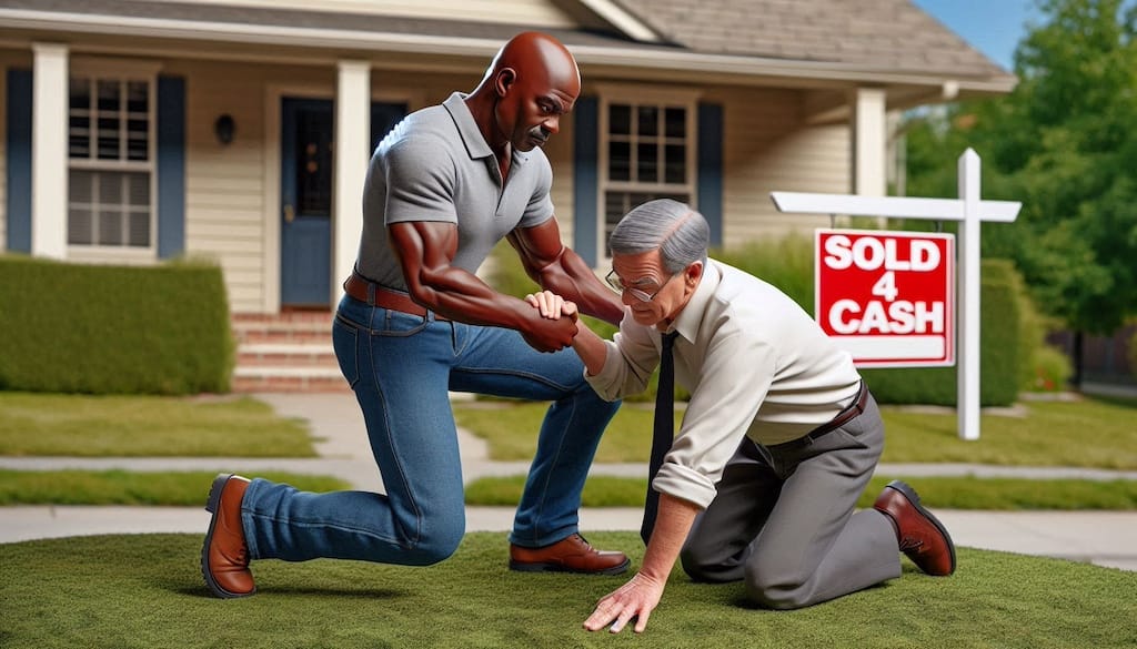 Cash buyer helps homeowner