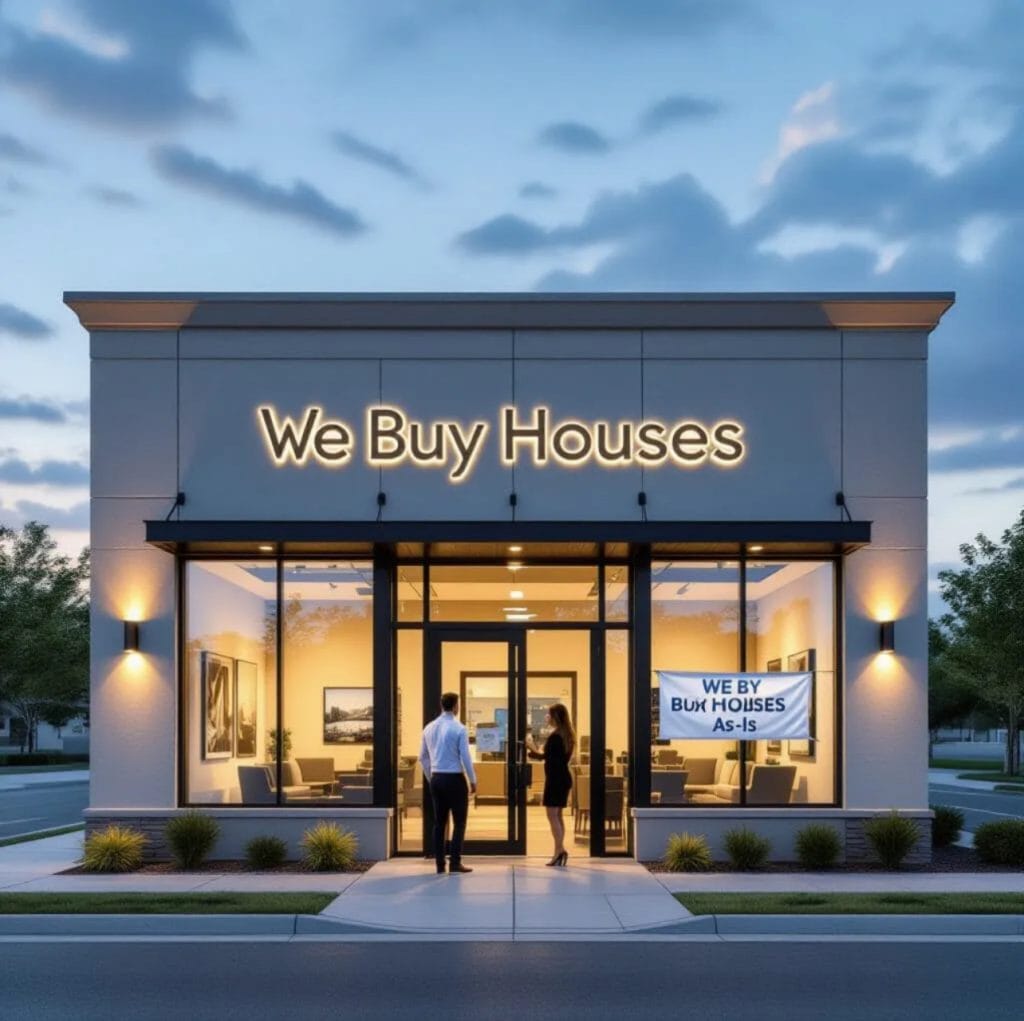 We buy houses